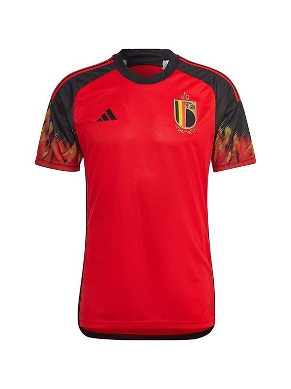 Belgium maglia da casa prima maglia da calcio da uomo abbigliamento sportivo da calcio maglia sportiva Coppa del mondo 2022